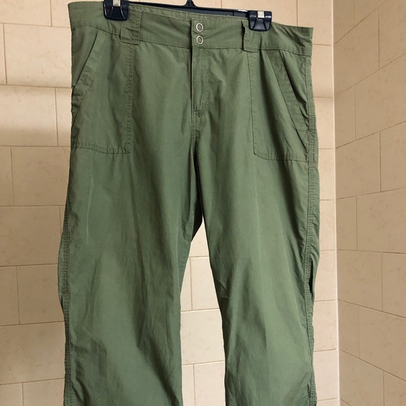 Calvin Klein cotton capri pants size 14 khaki - Picture 1 of 2
